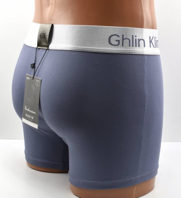 Bokserki męskie premium Aura.Via Ghin Kline 95% bawełny, rozmiar XL