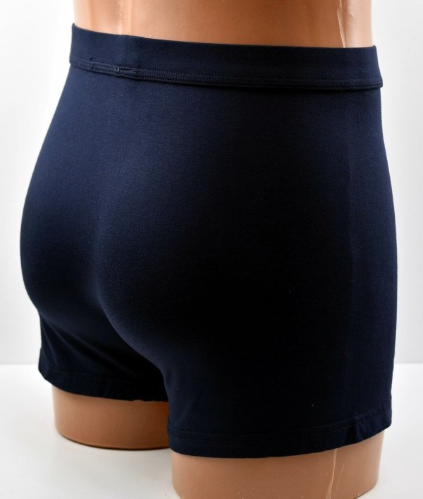 Granatowe bokserki męskie z włókna bambusowego miękkie i oddychające, rozmiar 3XL