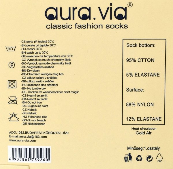 Eleganckie mikrostopki Aura.Via z koronką rozmiar 38-41