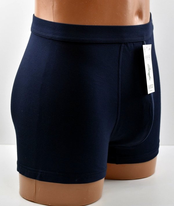 Granatowe bokserki męskie z włókna bambusowego miękkie i oddychające, rozmiar 2XL