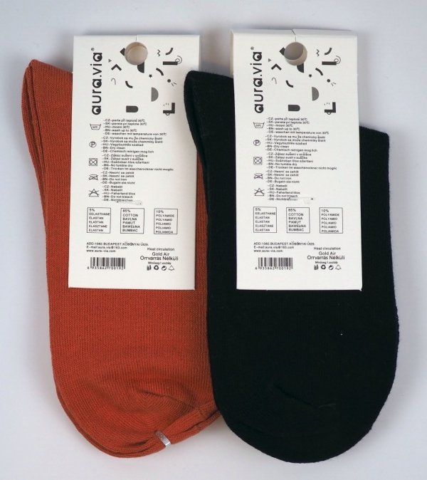 Skarpety pastelowe kolory 2 pary r. 38-41 Aura.via