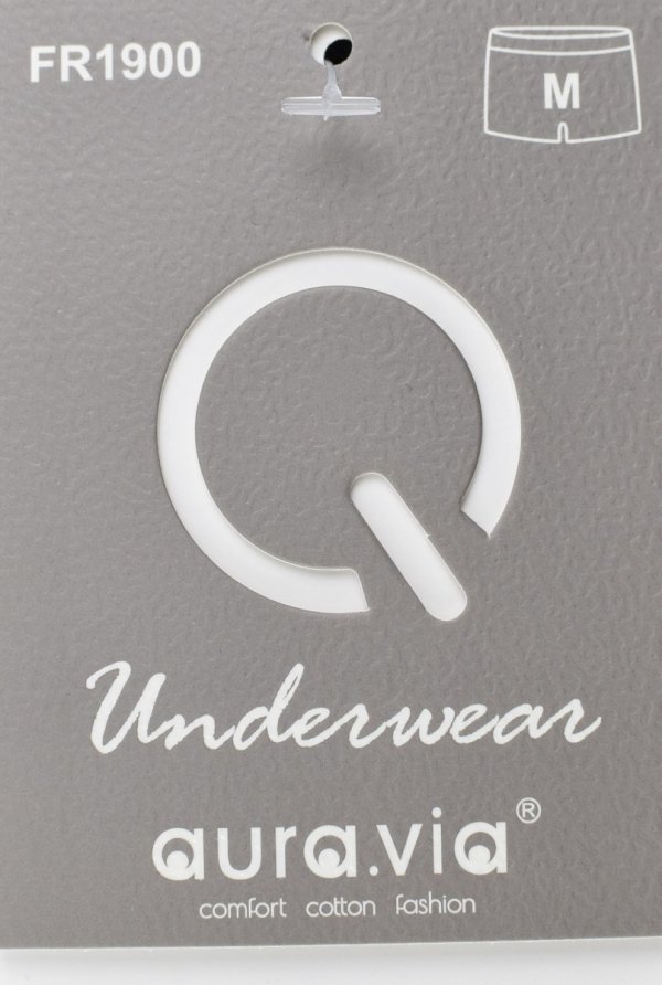 Bokserki męskie Auravia AttractiveMan–bambus, ciemnoniebieskie, gładkie, rozmiar XL