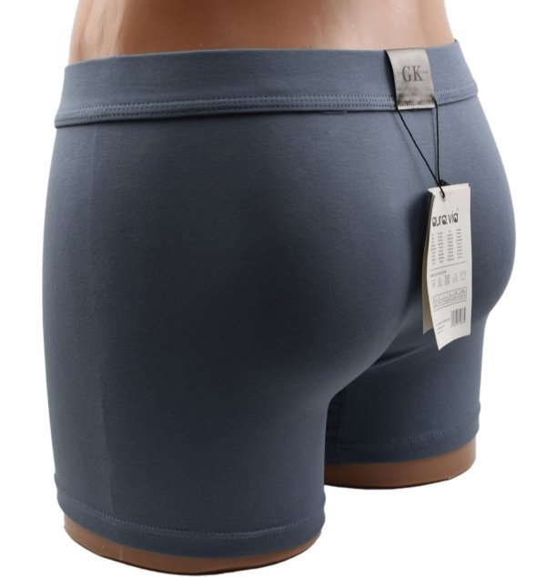 Męskie bokserki bawełniane ciemny denim – wygodne, gładkie i elastyczne, rozmiar XL