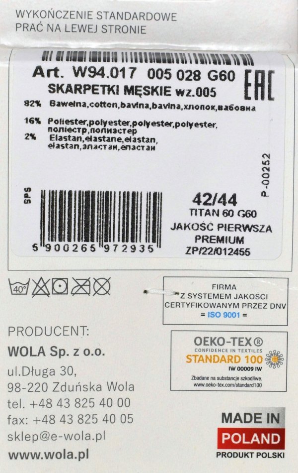 Eleganckie skarpety męskie – klasyka w najlepszym wydaniu 39-41