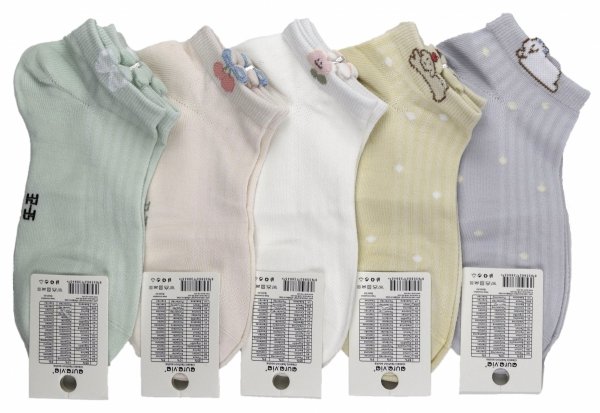 Zestaw pastelowych stopek dziewczęcych AuraVia 24-27 5 par