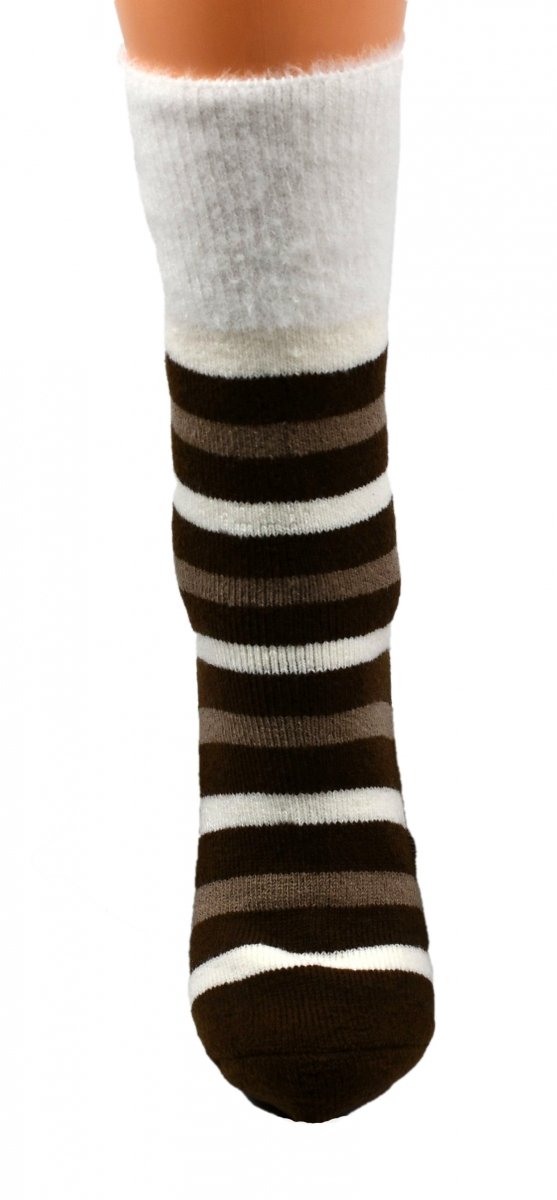 Grube zimowe skarpety damskie z alpaki i miękkim ściągaczem,rozmiar 35-38