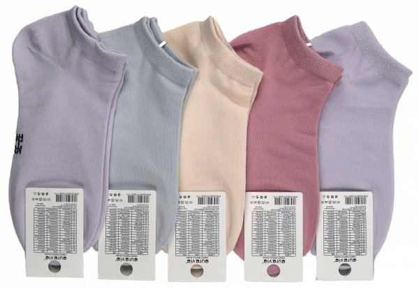 Aura Via Kids–pastelowe skarpetki, stopki dla dzieci 28-31 5 par