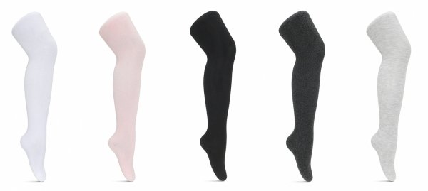 Delikatne rajstopy dziecięce BeSnazzy wykonane z naturalnej bawełny organicznej zapewniają doskonałe dopasowanie i komfort. Klasyczny biały kolor pasuje do każdej dziecięcej stylizacji.