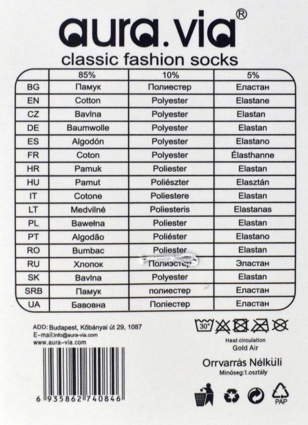 Bawełniane skarpetki damskie z prążkowaną strukturą i haftem. „Lifehacking mission” to więcej niż detal – to filozofia wygody i designu.