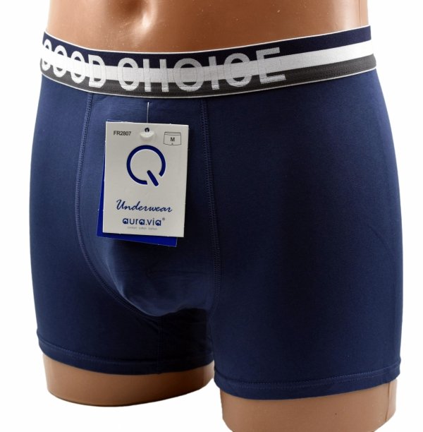 Aura.Via – granatowe bokserki GOOD CHOICE dla nowoczesnego mężczyzny, rozmiar M