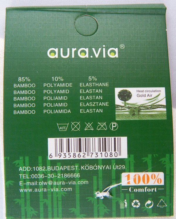Skarpety,bambus klasyczne zest r. 35-38 Aura.via