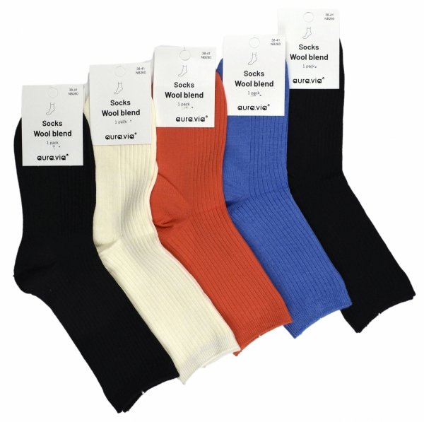 Skarpety  premium delikatne mix 5 par 35-38 AuraVia Skarpetki wełna alpaka
