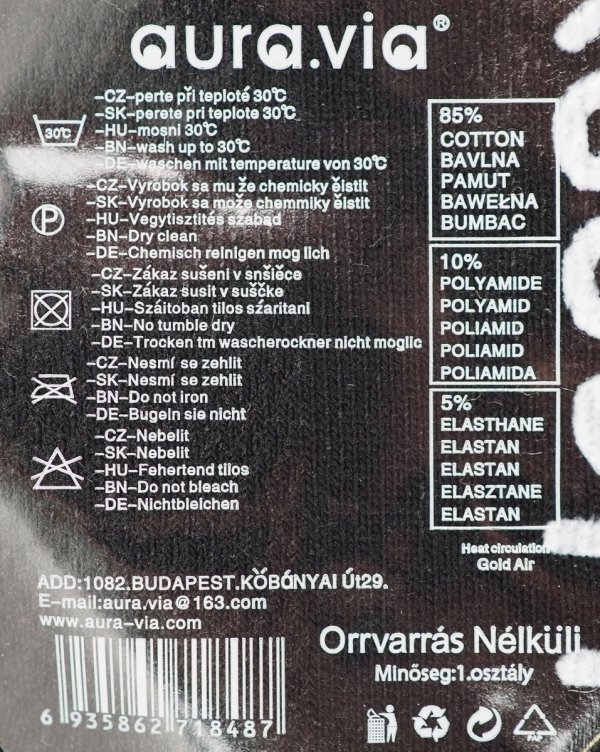 Skarpetki stopki antypoślizgowe bawełniane ABS zestaw 4 par 28-31 Aura.via