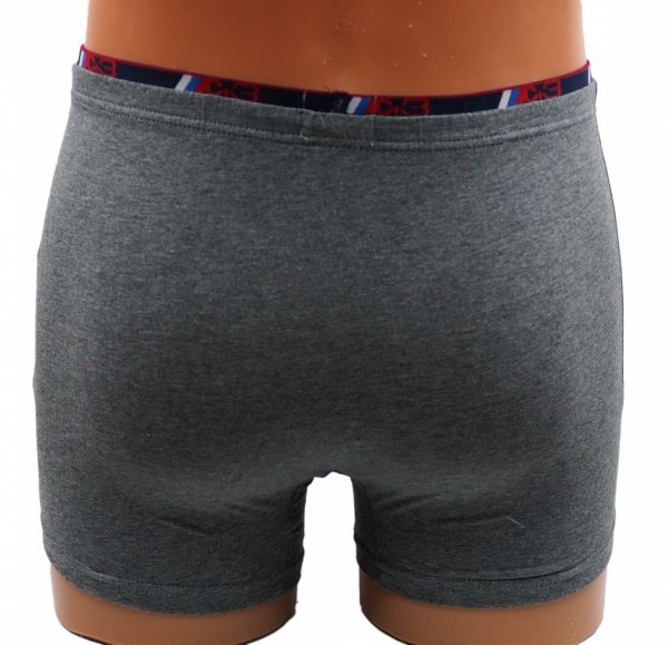 Szare bokserki męskie, jakość firmy C+3 roz XL, 95% zawartość bawełny.