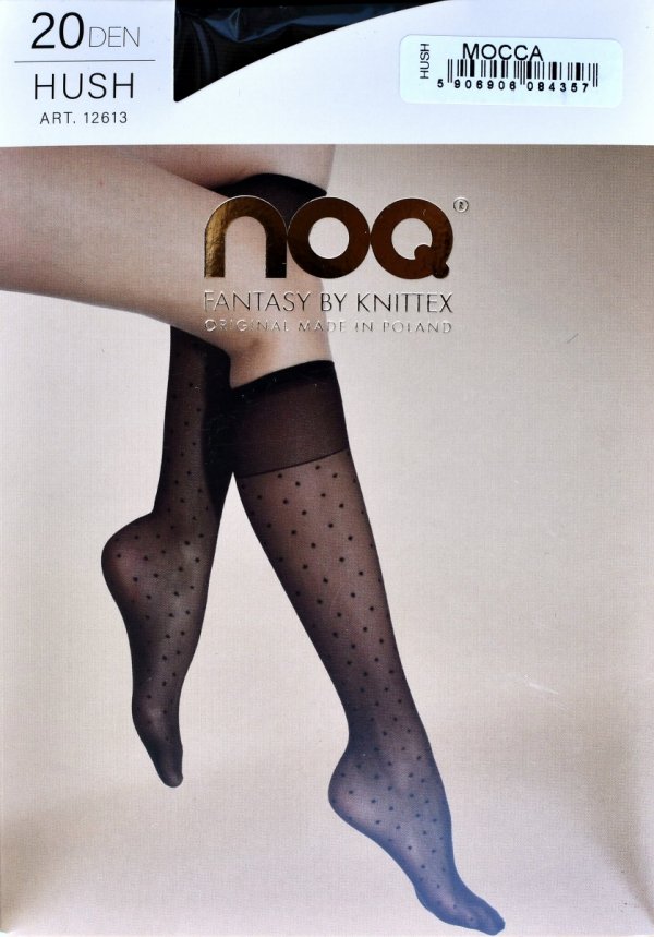 Podkolanówki NOQ 20 Den łączą komfort noszenia z modnym wzorem. Elastyczny materiał dopasowuje się do nogi i zapewnia wygodę.