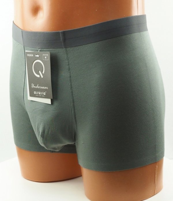 Postaw na wygodę i styl – bambusowe bokserki Aura.Via w zielonym kolorze gwarantują miękkość, przewiewność i doskonałe dopasowanie.