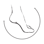 Niewidocznie wzmocniona część palcowa