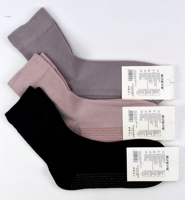 Antypoślizgowe skarpety z bawełny–idealne do domu, jogi i pilatesu 35-38