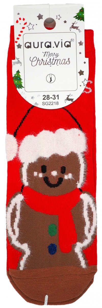 Skarpety dziecięce z Mikołajem-magiczny dodatek na Boże Narodzenie 28-31