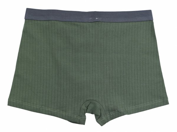 Chłopięce bokserki Aura.Via KIDS zielone–bawełna 95% rozmiar 8-9 lat