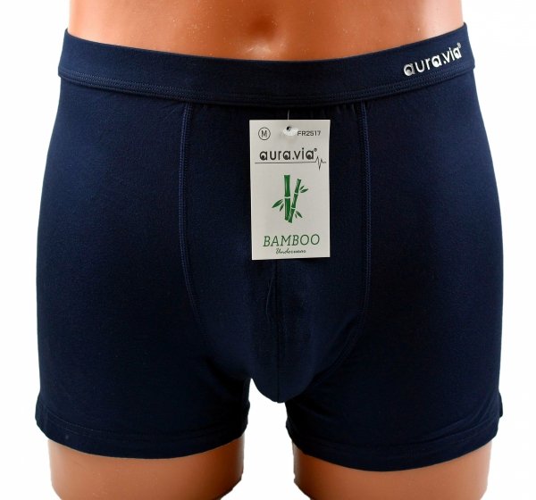 Granatowe bokserki męskie z włókna bambusowego miękkie i oddychające, rozmiar 2XL