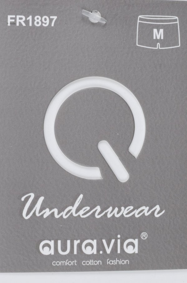 Wygodne bokserki jasnoszare Auravia–miękka bawełna 95%, rozmiar L