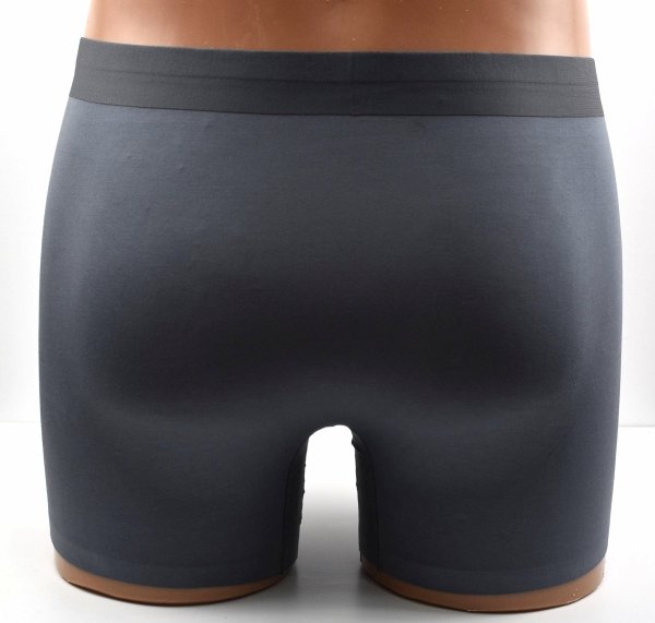 Grafitowe bambusowe 90% bokserki męskie AuraVia–naturalny komfort, rozmiar L