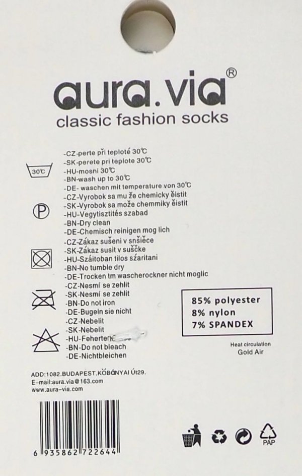 Metka produktu - Model NV195.