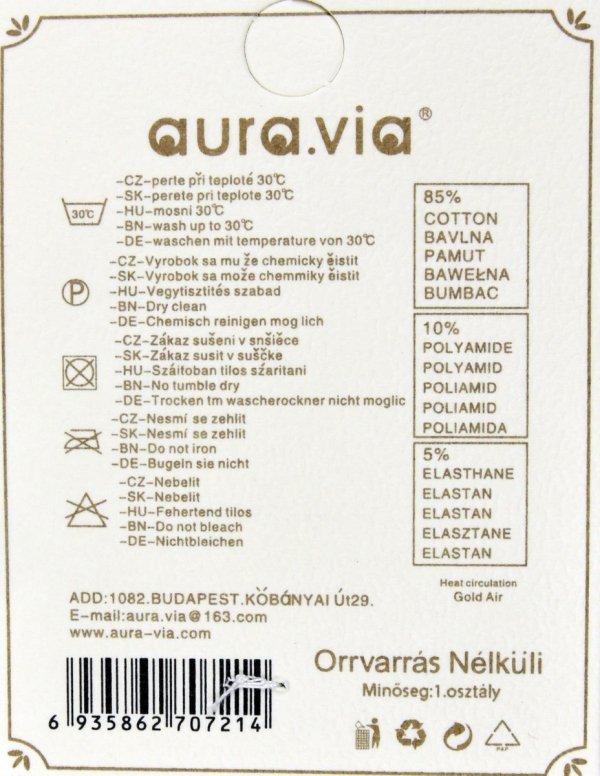 Stopki bawełniane Aura.via ND687 – klasyka i komfort r 38-41 Aura.via