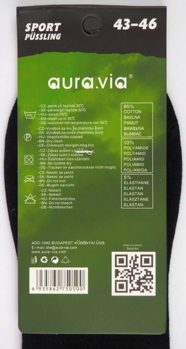 Metka. Skarpety, stopki Sport 3 par r 43-46 Aura.via