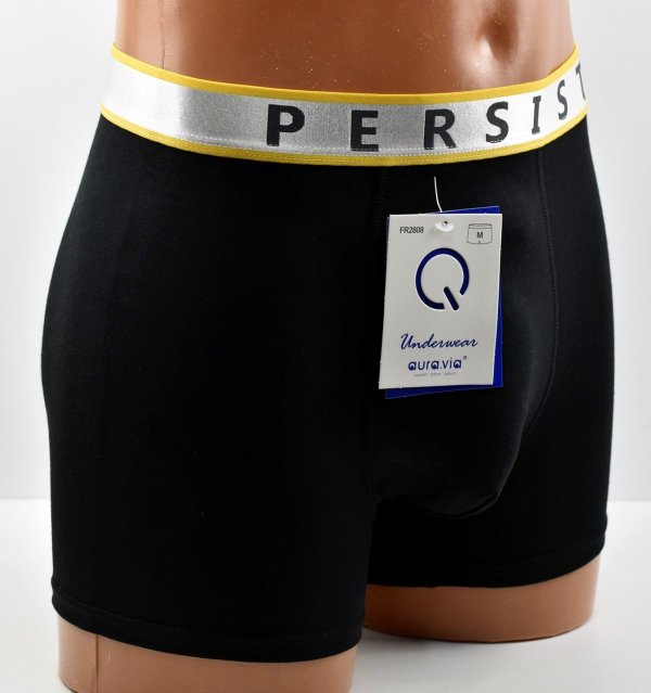 Bokserki męskie AuraVia–stylowy model z ozdobnym pasem PERSIST, 3XL
