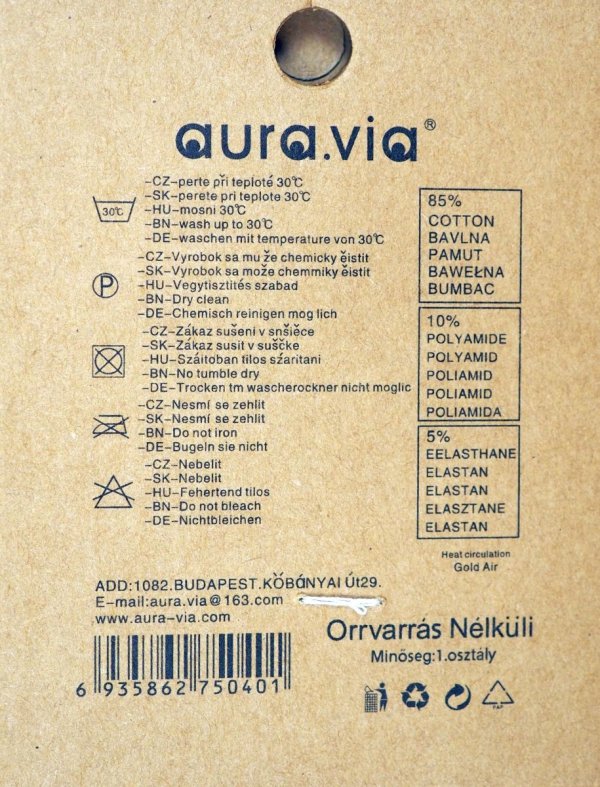 Metka produktu.