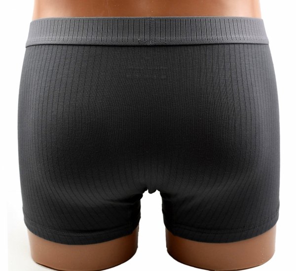Bokserki męskie Auravia grafitowe–prążkowane, 95% bawełny, classic fit, rozmiar 6XL