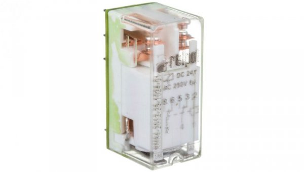 Przekaźnik miniaturowy 2P 8A 24V DC PCB AgNi RM84-2012-25-1024-01 859619 /20szt./