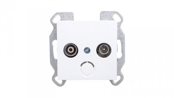 Lumina Gniazdo antenowe RTV standard białe WL3010