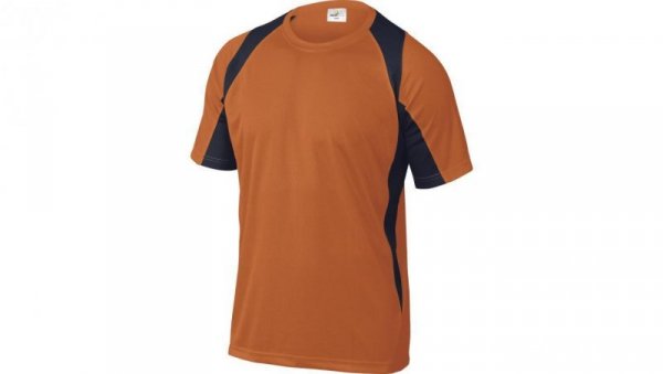 T-Shirt pomarańczowo-granatowy z poliestru (100) 160G szybkoschnący rozmiar XXXL BALIOM3X
