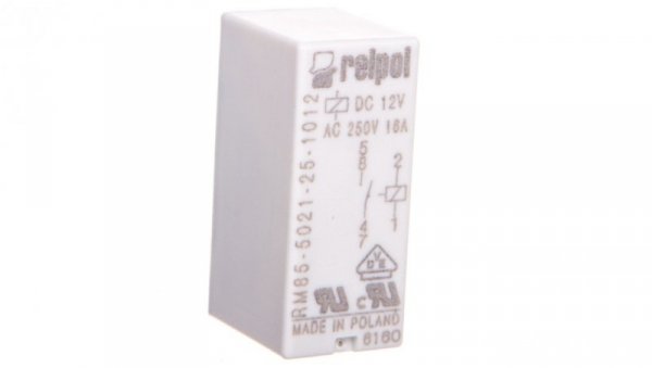 Przekaźnik miniaturowy 1Z 16A 12V DC PCB RM85-5021-25-1012 855081