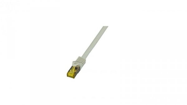 Patchcord SFTP 2m Cat.6a LSZH szary na kablu Cat.7