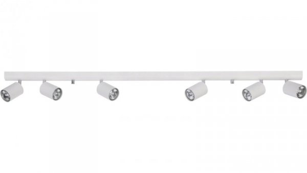 Oprawa punktowa max 6x10W led GU10 230V biała EYE SPOT WHITE 6607