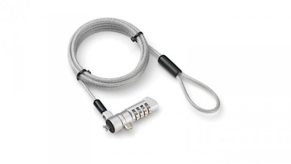 Linka zabezpieczająca do laptopa Nano Slot 2.5x5.5mm na Szyfr 1.8m