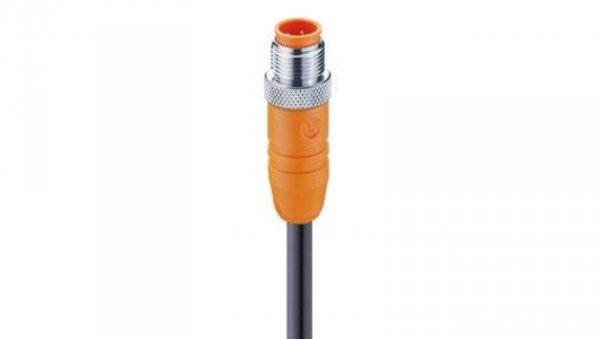 Kabel konfekcjonowany jednostronnie zakończony złącze M12 8-pin męskie proste gwintowane RSTS 8-299/5 M