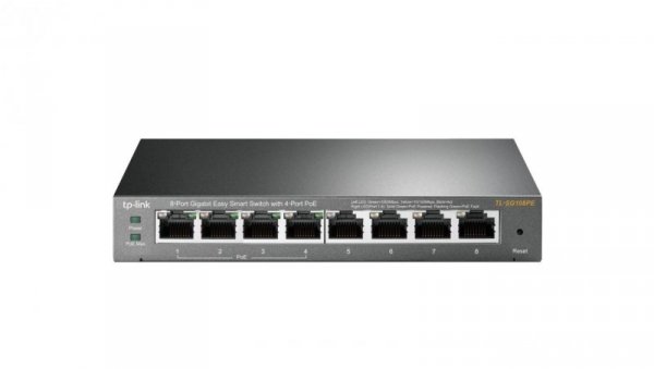 Switch TP-LINK TL-SG108PE (8x 10/100/1000Mbps)