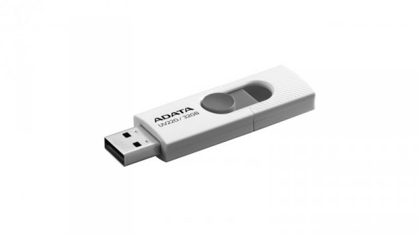 Pendrive ADATA UV220 AUV220-32G-RWHGY (32GB USB 2.0 kolor biały)