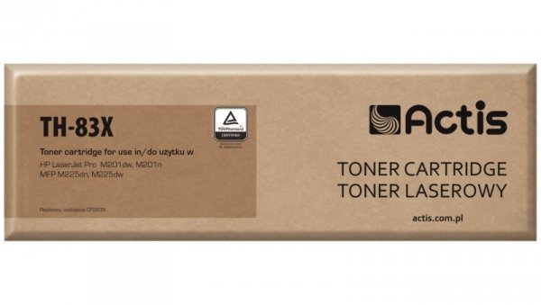 Toner ACTIS TH-83X (zamiennik HP 83X CF283X Standard 2200 stron czarny)