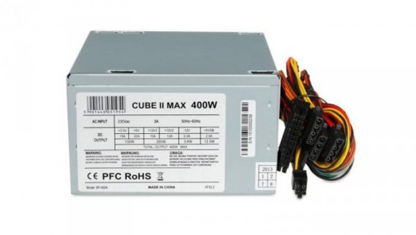 Zasilacz IBOX CUBE II 400W 12 CM FAN ZIC2400W12CMFA (400 W)