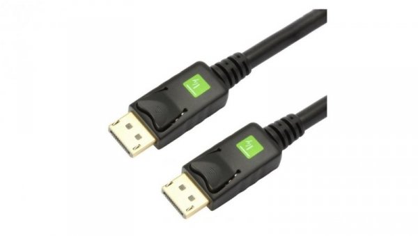 Kabel DisplayPort 1.2 DP-DP M/M 4K*60Hz 1m Czarny