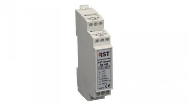 Ogranicznik przepięć magistral transmisji danych RS 485, D1 (full duplex) RST Guard RS 485 105015