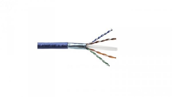 Kabel teleinformatyczny FTP (F/UTP) kat.6 450 MHz drut 4x2x23AWG PVC K/EMITERNET-FTP6PVC-STD /500m/