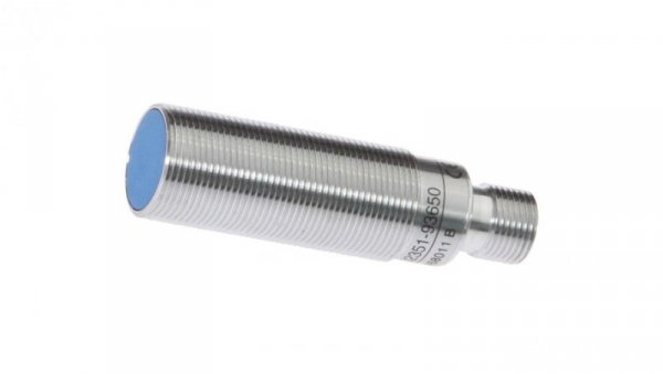 Czujnik indukcyjny M18x1 dł: 64mm quasi zabudowany Sn:0-10mm 15-30V DC złącze M12 4 pinowe IP67 IB180026