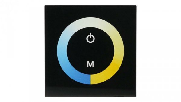 Sterownik LED panel CCT 2x4A czarny 12-24V Prescot